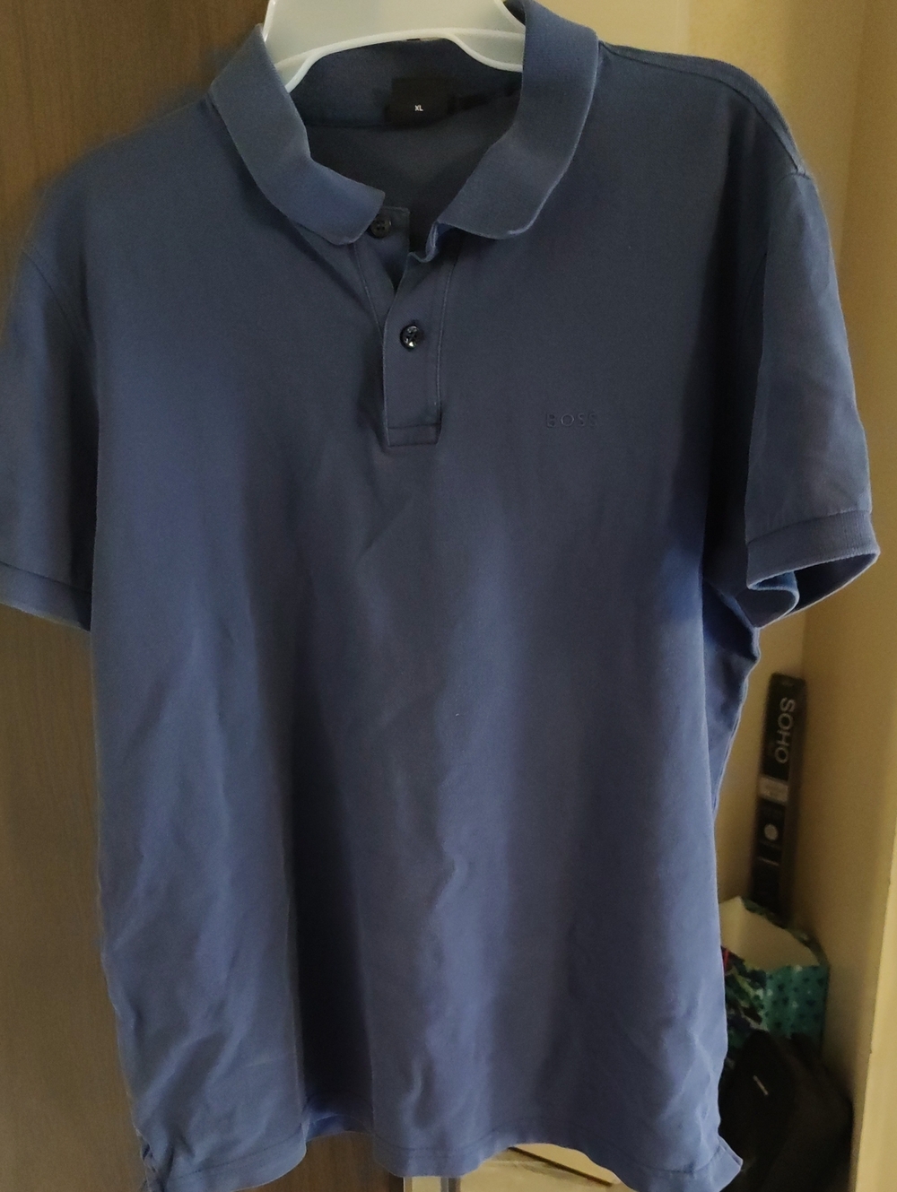 Boss Men's Slate Blue Polo Shirt